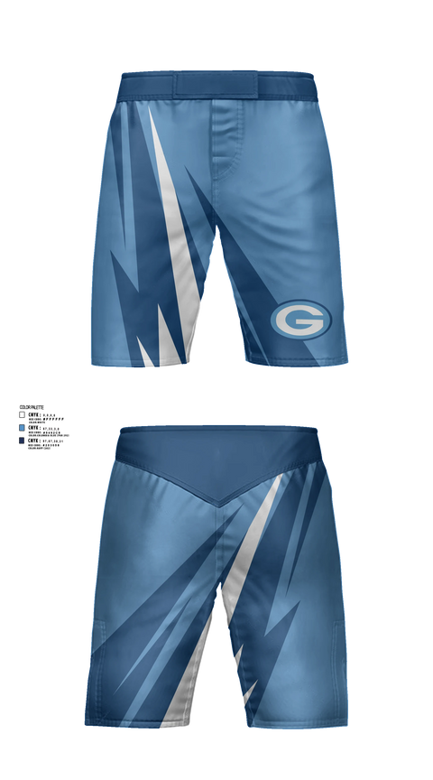 Fight Shorts, Garber Dukes, Wrestling, Teamtime, Team time, sublimation, custom sports apparel, team uniforms, spirit wear, spiritwear, sports uniforms, custom shirts, team store, custom team store, fundraiser sports, apparel fundraiser
