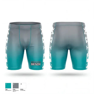 Mens Compression Shorts, Optimum Beach, Women's Volleyball, Teamtime, Team time, sublimation, custom sports apparel, team uniforms, spirit wear, spiritwear, sports uniforms, custom shirts, team store, custom team store, fundraiser sports, apparel fundraiser