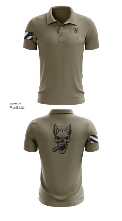 NAS Fallon K9 3245056 Short Sleeve Performance Polo - 22