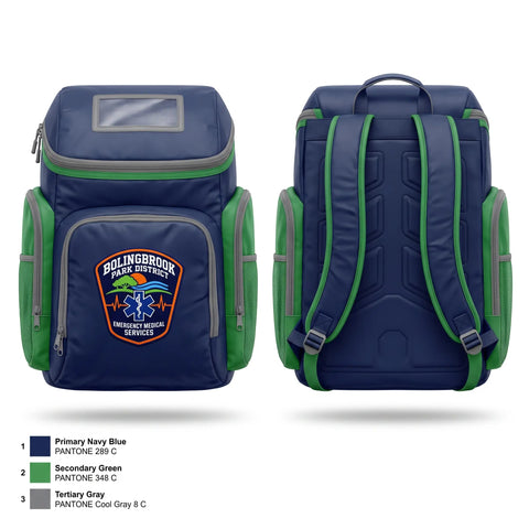 Gear Bag, Bolingbrook Park District EMS, EMS/EMT, Teamtime, Team time, sublimation, custom sports apparel, team uniforms, spirit wear, spiritwear, sports uniforms, custom shirts, team store, custom team store, fundraiser sports, apparel fundraiser