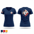 CFD Station 1 51779686 Women's Short Sleeve V-neck Shirt - 1