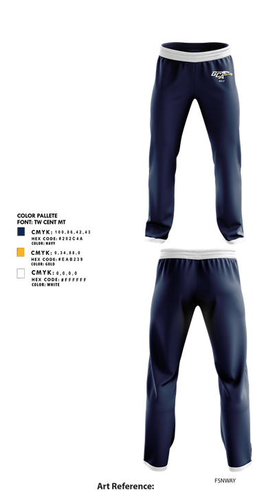 Grace Christian Academy Golf 14796867 Sweatpants - 1