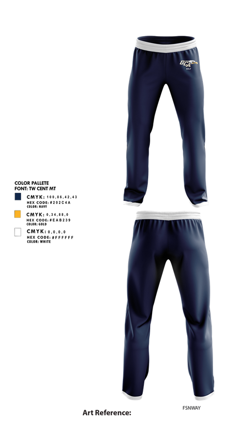 Sweatpants, Grace Christian Academy Golf, Golf, Teamtime, Team time, sublimation, custom sports apparel, team uniforms, spirit wear, spiritwear, sports uniforms, custom shirts, team store, custom team store, fundraiser sports, apparel fundraiser