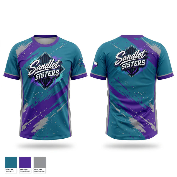 Football Jersey, Sandlot Sisters, Softball, Teamtime, Team time, sublimation, custom sports apparel, team uniforms, spirit wear, spiritwear, sports uniforms, custom shirts, team store, custom team store, fundraiser sports, apparel fundraiser