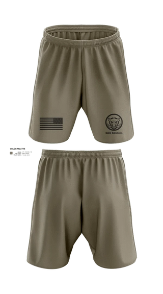 Athletic Shorts With Pockets, Exile Solutions, Police, Teamtime, Team time, sublimation, custom sports apparel, team uniforms, spirit wear, spiritwear, sports uniforms, custom shirts, team store, custom team store, fundraiser sports, apparel fundraiser