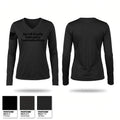 Carroll County Emergency Communications Women's Long Sleeve V-neck Shirt - 1