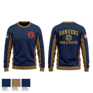 Crew Neck Sweatshirt, Danvers Fire & Rescue, Fire Department, Teamtime, Team time, sublimation, custom sports apparel, team uniforms, spirit wear, spiritwear, sports uniforms, custom shirts, team store, custom team store, fundraiser sports, apparel fundraiser