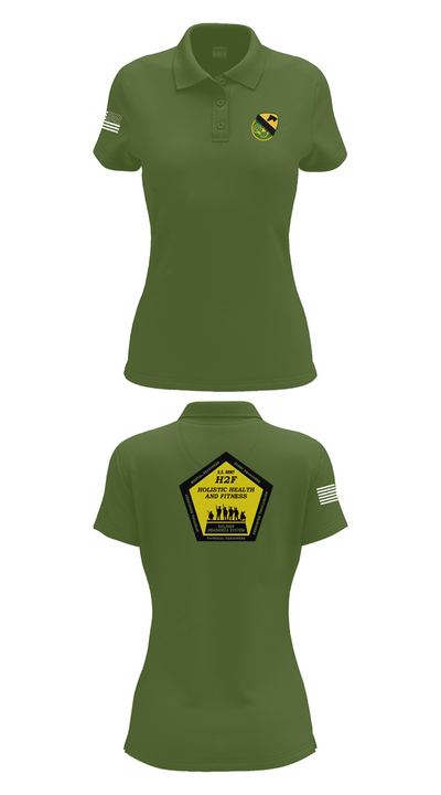1st Cav 3CR 22311703 Women's Short Sleeve Performance Polo  - 55