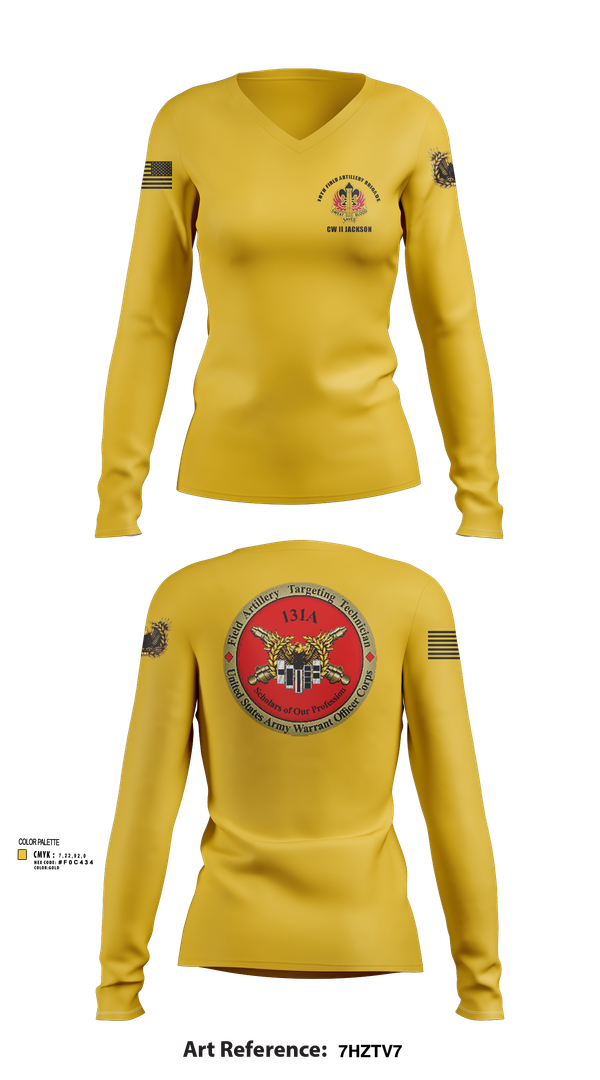 Womens Long Sleeve Vneck Shirt, 18th FAB, , Teamtime, Team time, sublimation, custom sports apparel, team uniforms, spirit wear, spiritwear, sports uniforms, custom shirts, team store, custom team store, fundraiser sports, apparel fundraiser