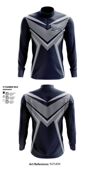Quarter Zip Jacket, Immaculate Cheer, Cheer, Teamtime, Team time, sublimation, custom sports apparel, team uniforms, spirit wear, spiritwear, sports uniforms, custom shirts, team store, custom team store, fundraiser sports, apparel fundraiser