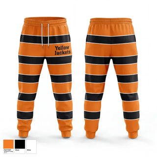 Sweatpants, Yellow Jackets, Baseball, Teamtime, Team time, sublimation, custom sports apparel, team uniforms, spirit wear, spiritwear, sports uniforms, custom shirts, team store, custom team store, fundraiser sports, apparel fundraiser
