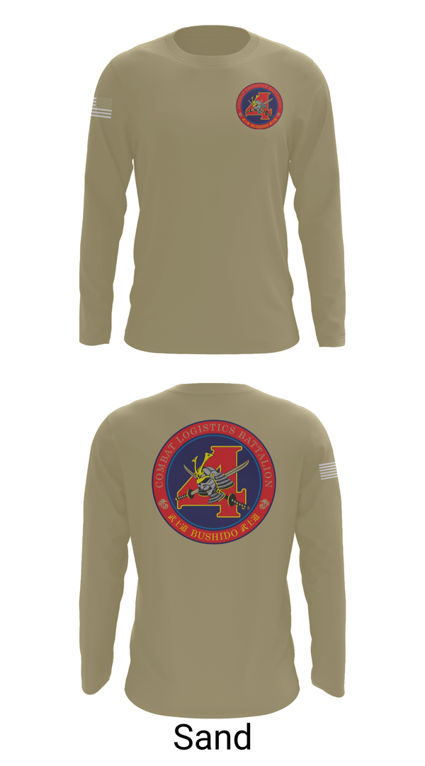 Long Sleeve Performance Shirt, Combat Logistics Battalion 4, , Teamtime, Team time, sublimation, custom sports apparel, team uniforms, spirit wear, spiritwear, sports uniforms, custom shirts, team store, custom team store, fundraiser sports, apparel fundraiser