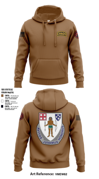Hoodie, Chaos Company, 1-182 Infantry, , Teamtime, Team time, sublimation, custom sports apparel, team uniforms, spirit wear, spiritwear, sports uniforms, custom shirts, team store, custom team store, fundraiser sports, apparel fundraiser