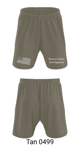 Athletic Shorts With Pockets, Berwyn Police Investigations, Police, Teamtime, Team time, sublimation, custom sports apparel, team uniforms, spirit wear, spiritwear, sports uniforms, custom shirts, team store, custom team store, fundraiser sports, apparel fundraiser