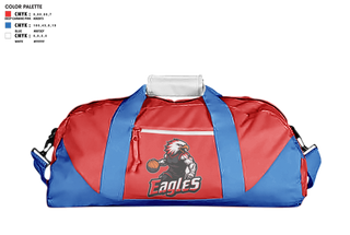 Duffle Bag, Eagles, Men's Basketball, Teamtime, Team time, sublimation, custom sports apparel, team uniforms, spirit wear, spiritwear, sports uniforms, custom shirts, team store, custom team store, fundraiser sports, apparel fundraiser