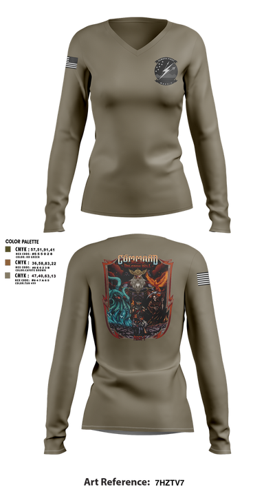 Macs-1 16325629 Women's Long Sleeve V-neck Shirt - 3