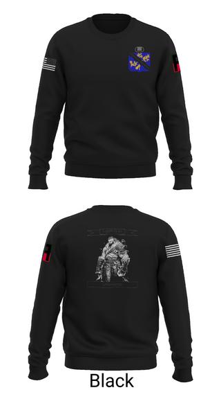 Crew Neck Sweatshirt, 1-306th IN BN, , Teamtime, Team time, sublimation, custom sports apparel, team uniforms, spirit wear, spiritwear, sports uniforms, custom shirts, team store, custom team store, fundraiser sports, apparel fundraiser