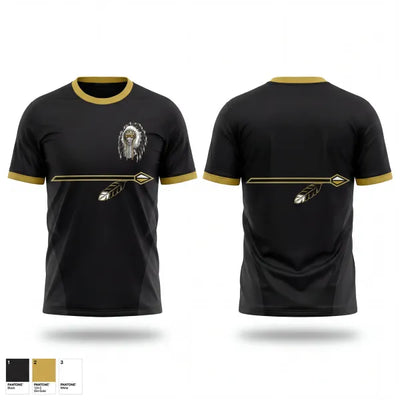 Arapahoe High School Track & Field 33279468 Old School Cotton Feel Shirt - 1