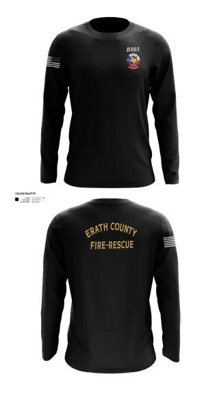 Long Sleeve Performance Shirt, Erath county fire and rescue, Fire Department, Teamtime, Team time, sublimation, custom sports apparel, team uniforms, spirit wear, spiritwear, sports uniforms, custom shirts, team store, custom team store, fundraiser sports, apparel fundraiser