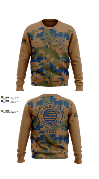 Crew Neck Sweatshirt, Sarasota County Fire Dept., Fire Department, Teamtime, Team time, sublimation, custom sports apparel, team uniforms, spirit wear, spiritwear, sports uniforms, custom shirts, team store, custom team store, fundraiser sports, apparel fundraiser