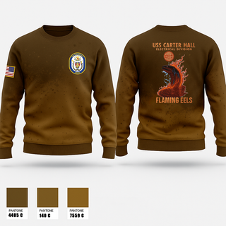 Crew Neck Sweatshirt, Uss Carter Hall, , Teamtime, Team time, sublimation, custom sports apparel, team uniforms, spirit wear, spiritwear, sports uniforms, custom shirts, team store, custom team store, fundraiser sports, apparel fundraiser