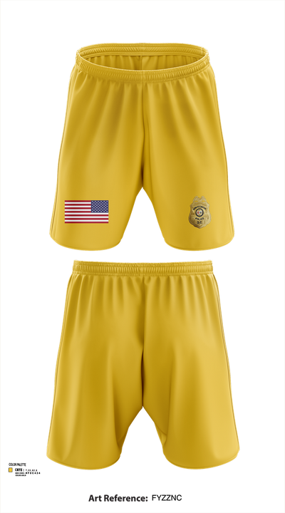 New Ellenton Police Department 612730 Athletic Shorts With Pockets - 2