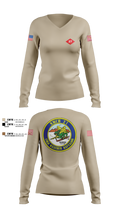 NMCB  27 Women's Long Sleeve V-neck Shirt - 2 (1)