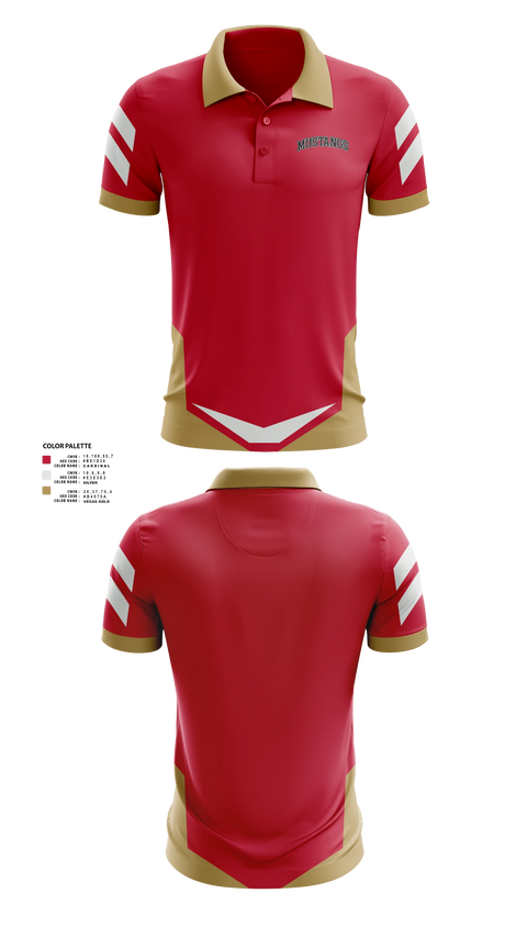 Short Sleeve Performance Polo, MUSTANGS, , Teamtime, Team time, sublimation, custom sports apparel, team uniforms, spirit wear, spiritwear, sports uniforms, custom shirts, team store, custom team store, fundraiser sports, apparel fundraiser