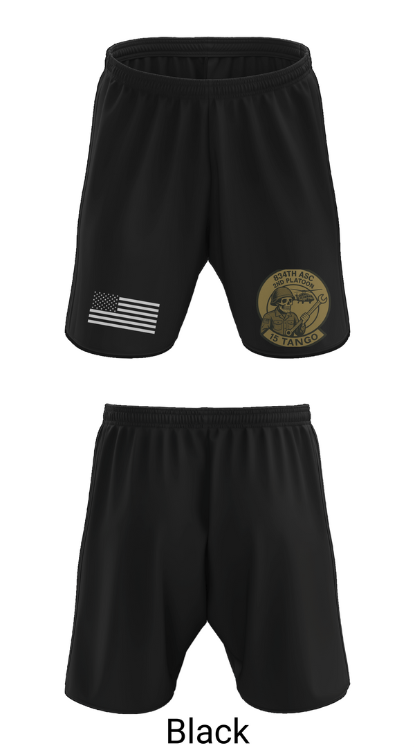 Athletic Shorts With Pockets, B-Co 834th ASB, National Guard, Teamtime, Team time, sublimation, custom sports apparel, team uniforms, spirit wear, spiritwear, sports uniforms, custom shirts, team store, custom team store, fundraiser sports, apparel fundraiser