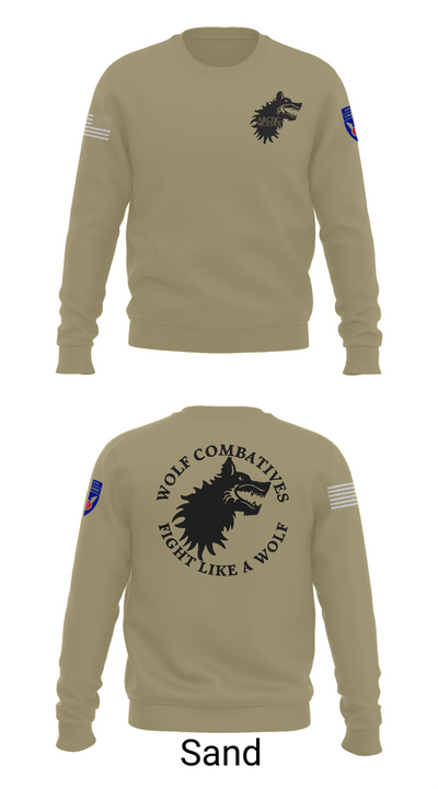 Wolf Combatives Crew Neck Sweatshirt - 85