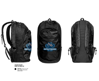 Gear Bag, FATGUYSRIDE2, Cycling, Teamtime, Team time, sublimation, custom sports apparel, team uniforms, spirit wear, spiritwear, sports uniforms, custom shirts, team store, custom team store, fundraiser sports, apparel fundraiser