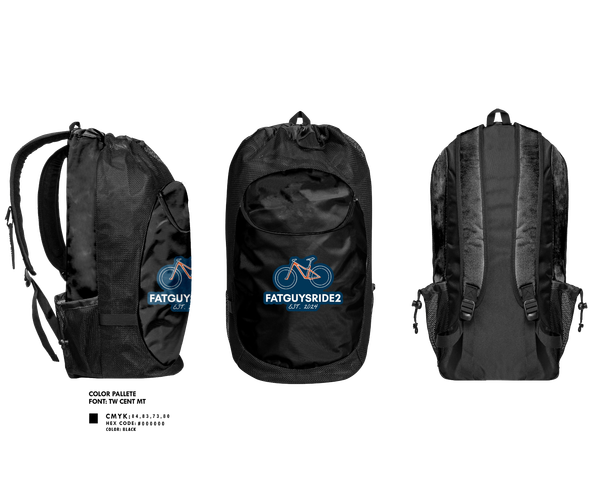 Gear Bag, FATGUYSRIDE2, Cycling, Teamtime, Team time, sublimation, custom sports apparel, team uniforms, spirit wear, spiritwear, sports uniforms, custom shirts, team store, custom team store, fundraiser sports, apparel fundraiser