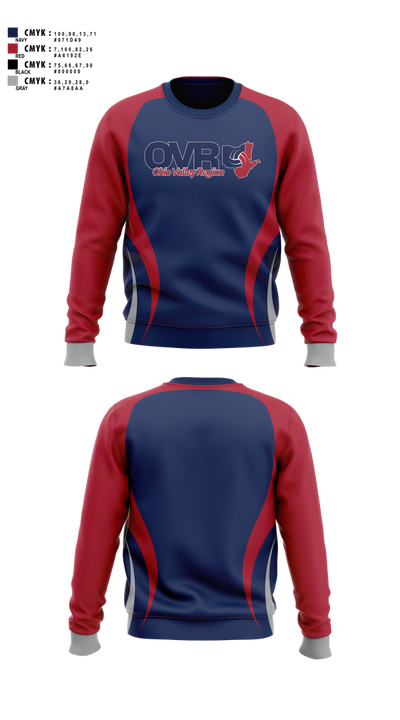 Ohio Valley Region Volleyball 78504074 Crew Neck Sweatshirt - 2 (1)