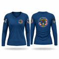 St. Cloud Police K-9 Women's Long Sleeve V-neck Shirt - 1