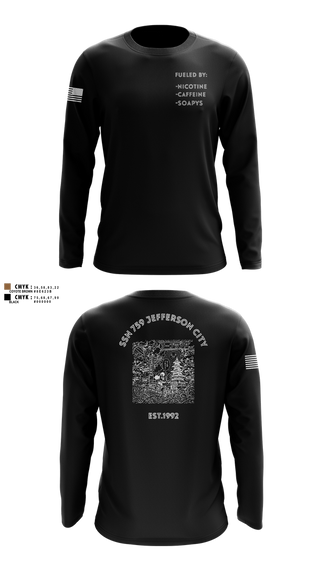 Long Sleeve Performance Shirt, Jefferson City, , Teamtime, Team time, sublimation, custom sports apparel, team uniforms, spirit wear, spiritwear, sports uniforms, custom shirts, team store, custom team store, fundraiser sports, apparel fundraiser