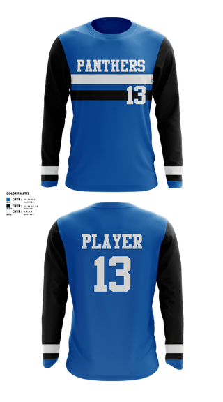 Long Sleeve Performance Shirt, Mulberry Panthers, Baseball, Teamtime, Team time, sublimation, custom sports apparel, team uniforms, spirit wear, spiritwear, sports uniforms, custom shirts, team store, custom team store, fundraiser sports, apparel fundraiser