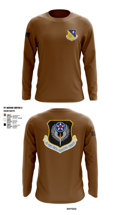 27 Cannon AFB Chapel 1217740 Long Sleeve Performance Shirt 1