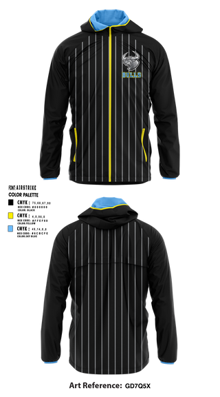 Windbreaker, NBC BULLS, Men's Basketball, Teamtime, Team time, sublimation, custom sports apparel, team uniforms, spirit wear, spiritwear, sports uniforms, custom shirts, team store, custom team store, fundraiser sports, apparel fundraiser