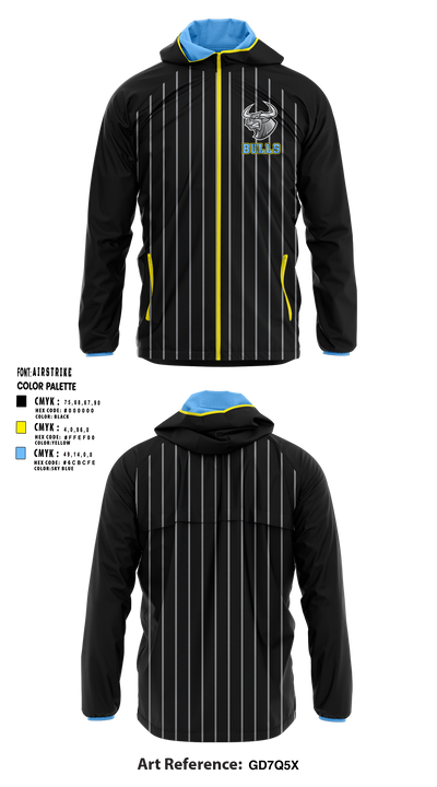 NBC BULLS 15155634 Windbreaker - 5