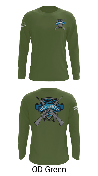 Blueshed Gun Shop 36061412 Long Sleeve Performance Shirt 46
