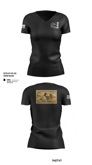 Womens Short Sleeve Vneck Shirt, Ducks Unlimited, , Teamtime, Team time, sublimation, custom sports apparel, team uniforms, spirit wear, spiritwear, sports uniforms, custom shirts, team store, custom team store, fundraiser sports, apparel fundraiser