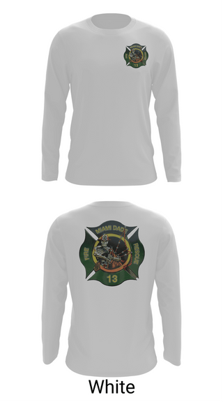 Long Sleeve Performance Shirt, Miami Dade Fire Rescue, Fire Department, Teamtime, Team time, sublimation, custom sports apparel, team uniforms, spirit wear, spiritwear, sports uniforms, custom shirts, team store, custom team store, fundraiser sports, apparel fundraiser