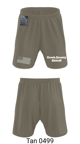 Athletic Shorts With Pockets, Creek County Sheriff, Police, Teamtime, Team time, sublimation, custom sports apparel, team uniforms, spirit wear, spiritwear, sports uniforms, custom shirts, team store, custom team store, fundraiser sports, apparel fundraiser