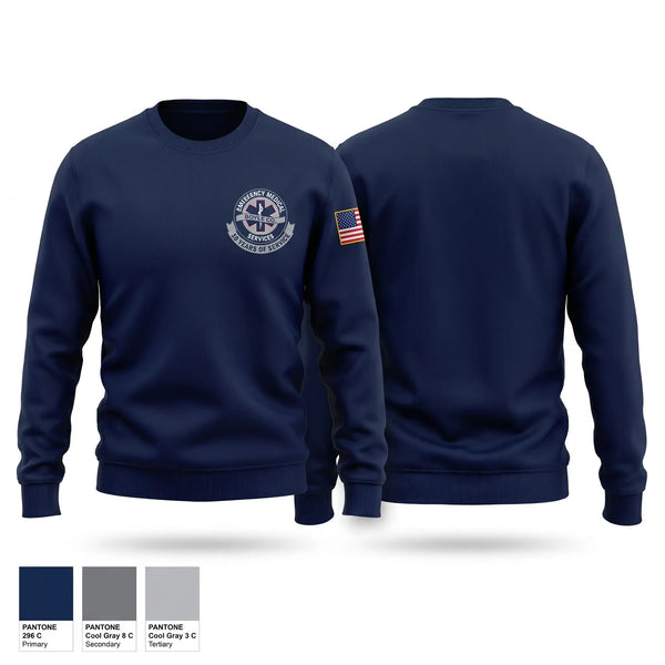 Crew Neck Sweatshirt, Boyle County EMS, EMS/EMT, Teamtime, Team time, sublimation, custom sports apparel, team uniforms, spirit wear, spiritwear, sports uniforms, custom shirts, team store, custom team store, fundraiser sports, apparel fundraiser