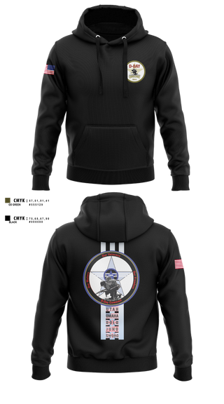 Hoodie, D-Day Ohio, Inc, , Teamtime, Team time, sublimation, custom sports apparel, team uniforms, spirit wear, spiritwear, sports uniforms, custom shirts, team store, custom team store, fundraiser sports, apparel fundraiser