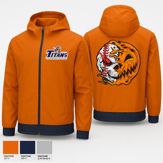 Zip Hoodie, Titans, Baseball, Teamtime, Team time, sublimation, custom sports apparel, team uniforms, spirit wear, spiritwear, sports uniforms, custom shirts, team store, custom team store, fundraiser sports, apparel fundraiser