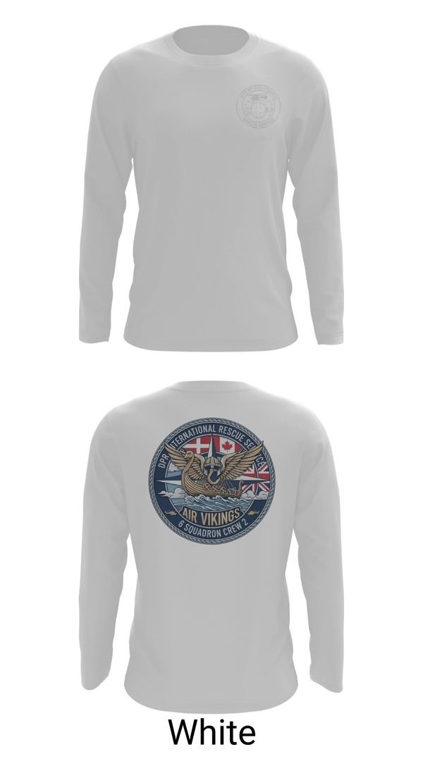 Long Sleeve Performance Shirt, 6 Squadron Crew 2, , Teamtime, Team time, sublimation, custom sports apparel, team uniforms, spirit wear, spiritwear, sports uniforms, custom shirts, team store, custom team store, fundraiser sports, apparel fundraiser