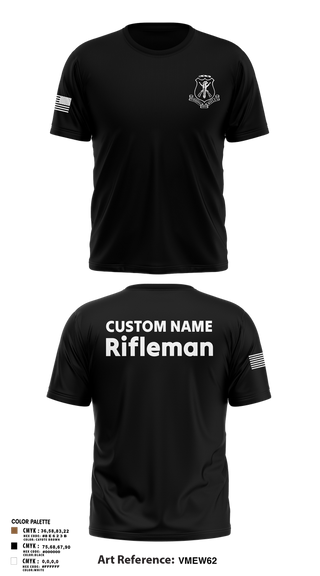 Old School Cotton Feel Shirt, Pershing Rifles, Army, Teamtime, Team time, sublimation, custom sports apparel, team uniforms, spirit wear, spiritwear, sports uniforms, custom shirts, team store, custom team store, fundraiser sports, apparel fundraiser