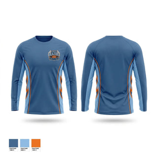 Long Sleeve Performance Shirt, Memphis Blazers, Men's Basketball, Teamtime, Team time, sublimation, custom sports apparel, team uniforms, spirit wear, spiritwear, sports uniforms, custom shirts, team store, custom team store, fundraiser sports, apparel fundraiser