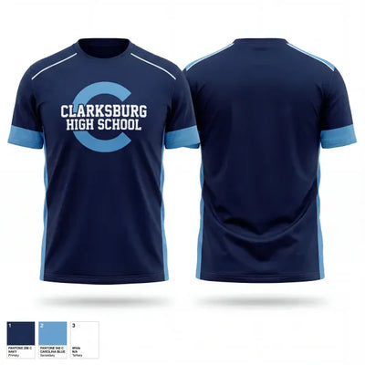 Clarksburg High School 73944874 Short Sleeve Performance Shirt - 1